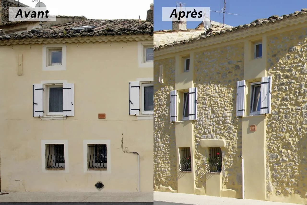 Après rénovation façade Vaucluse