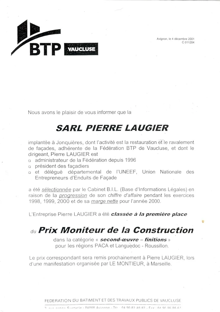 Prix du Moniteur