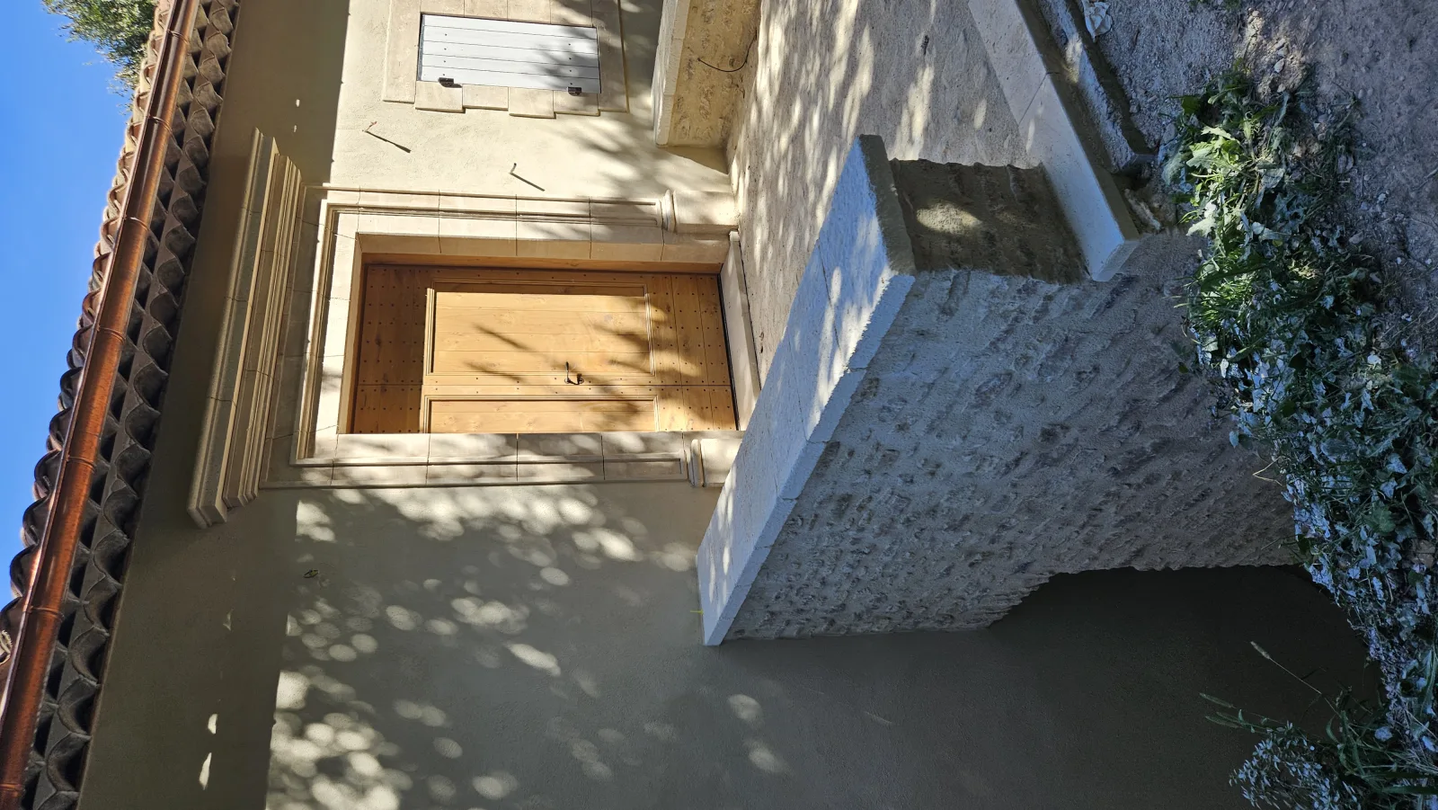Ravalement façade bicolore Goult Luberon