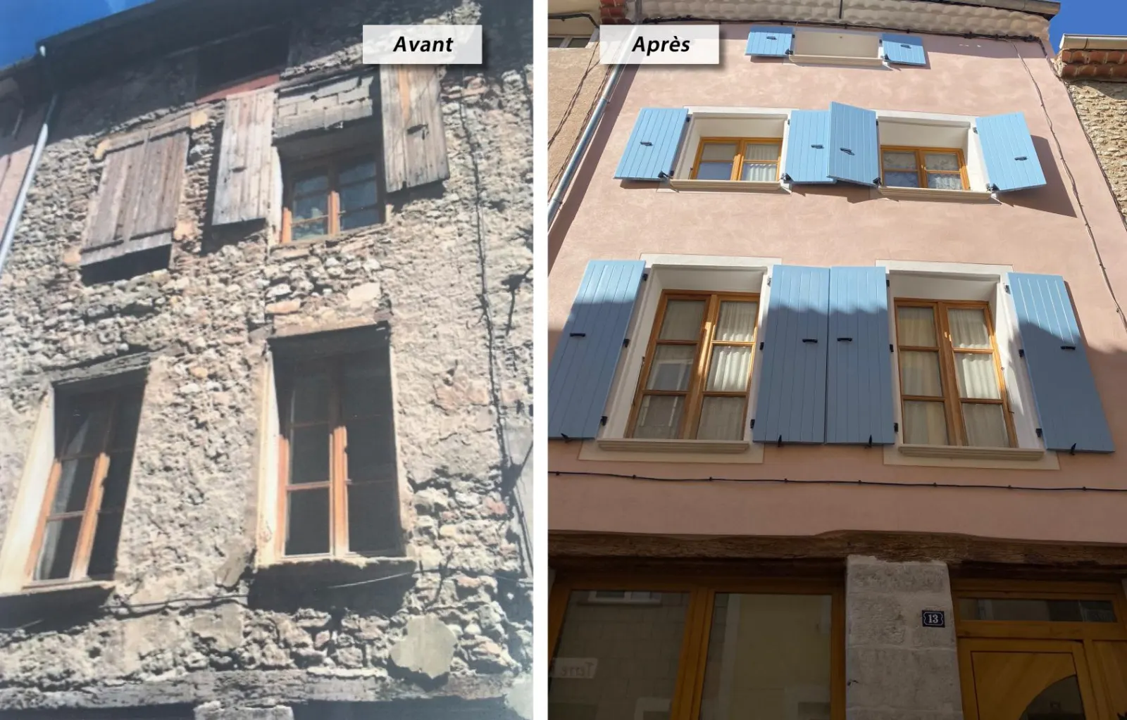 Chantier de rénovation à Buis-les-Baronnies