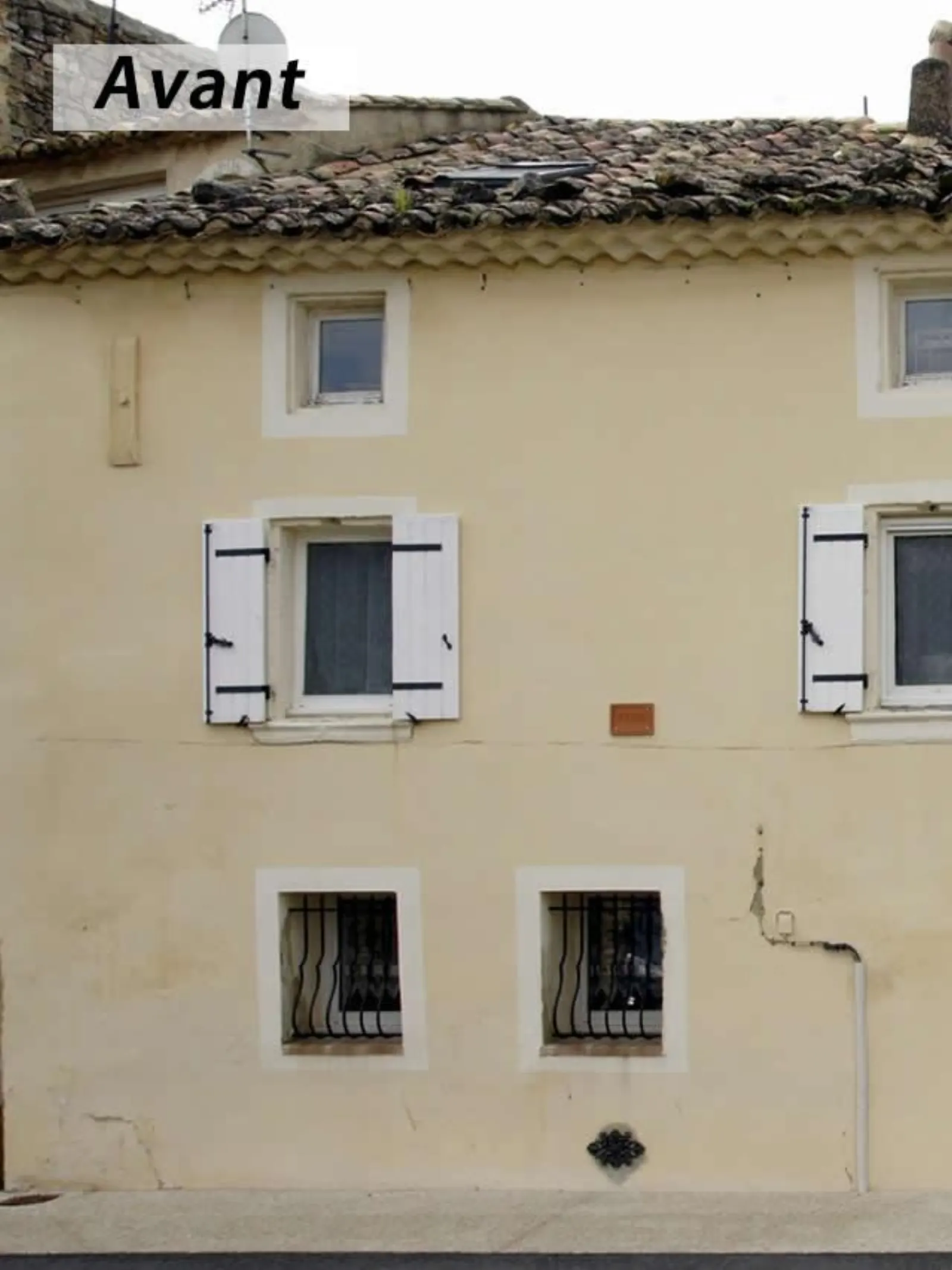 Restauration de façade en pierre, Vaucluse