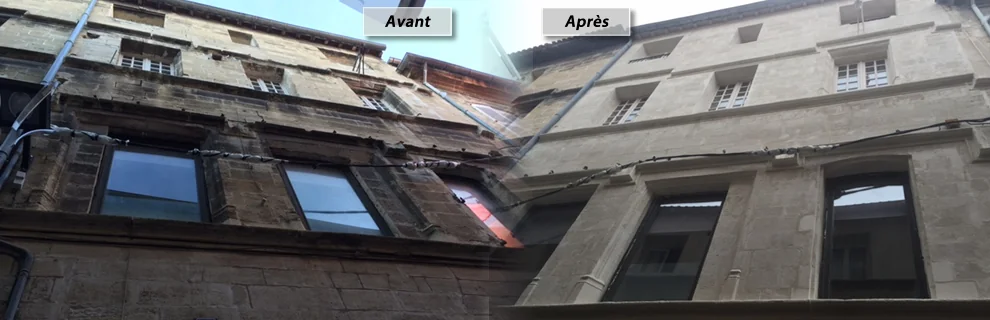 Chantier restauration pierre