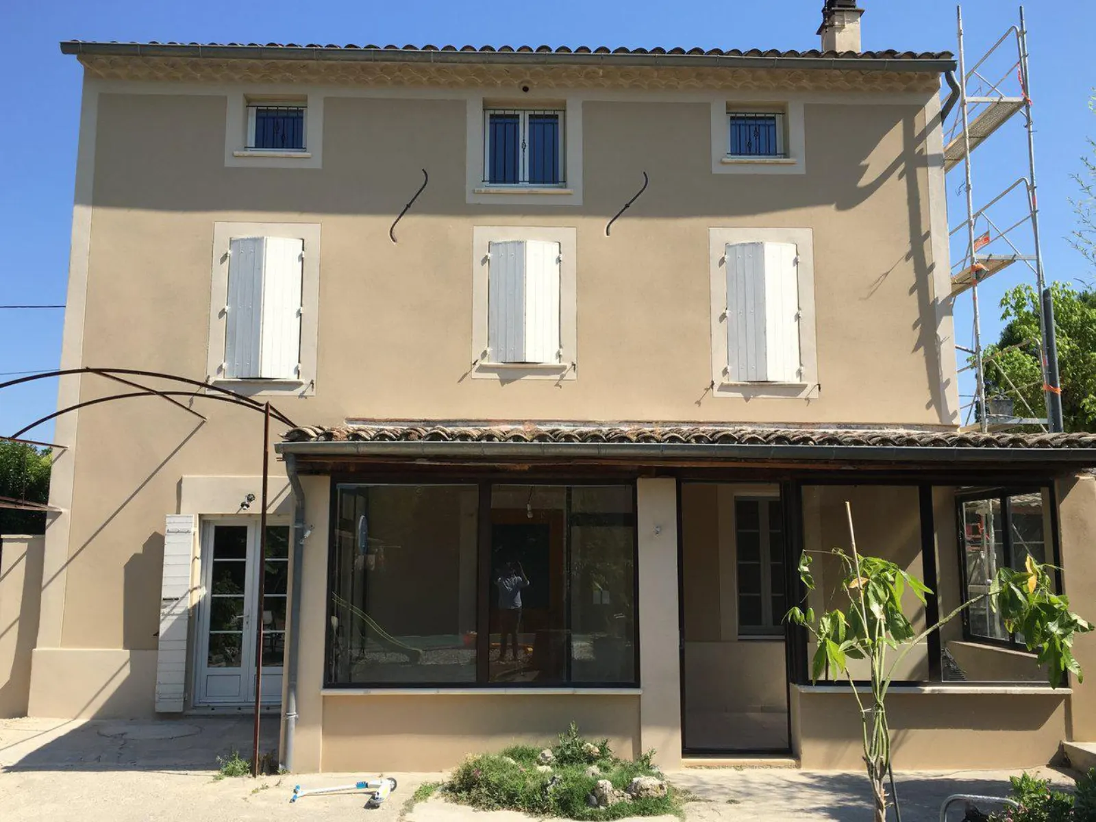 Chantier de façade en Vaucluse