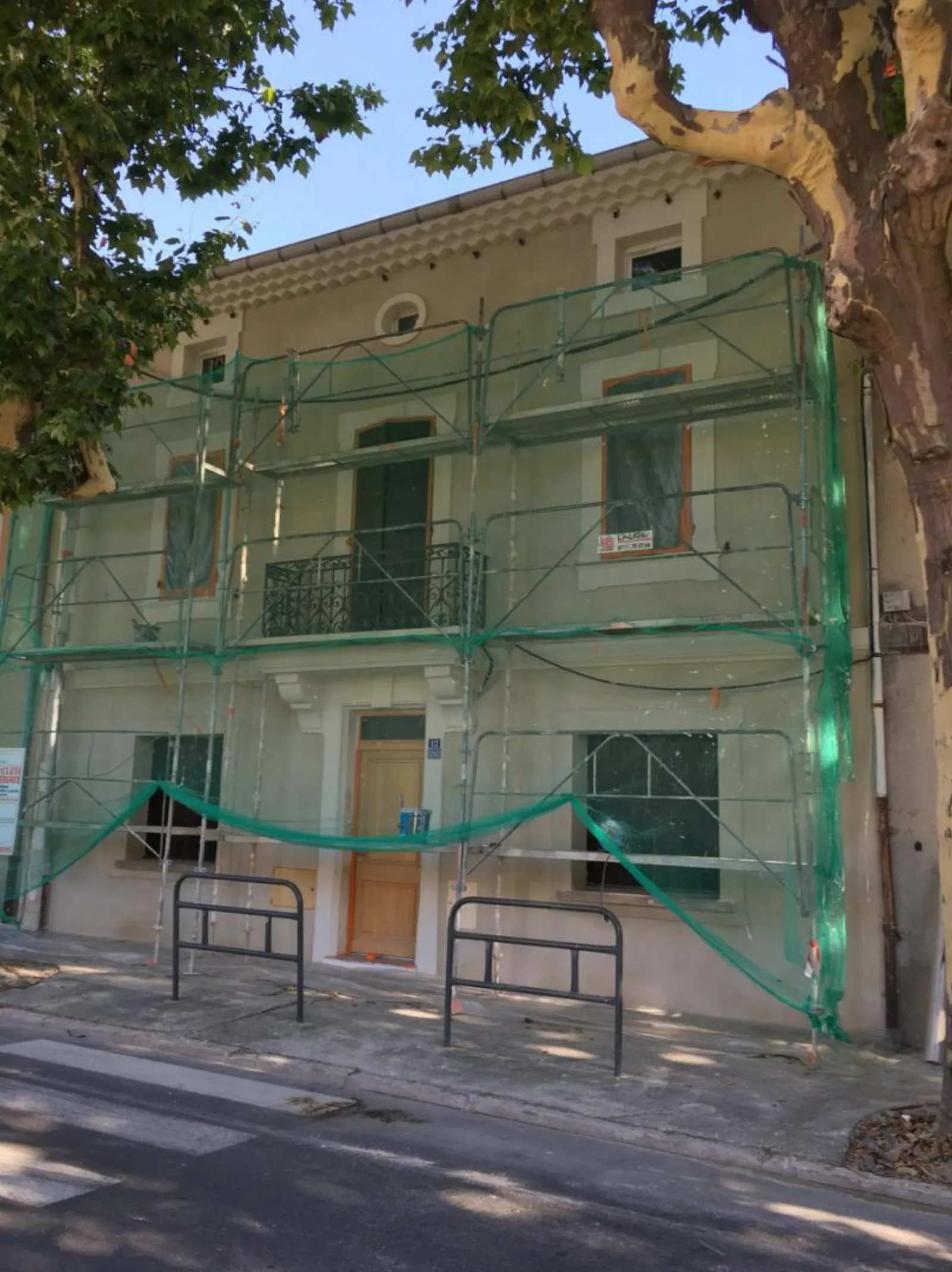 Chantier de façade en Vaucluse