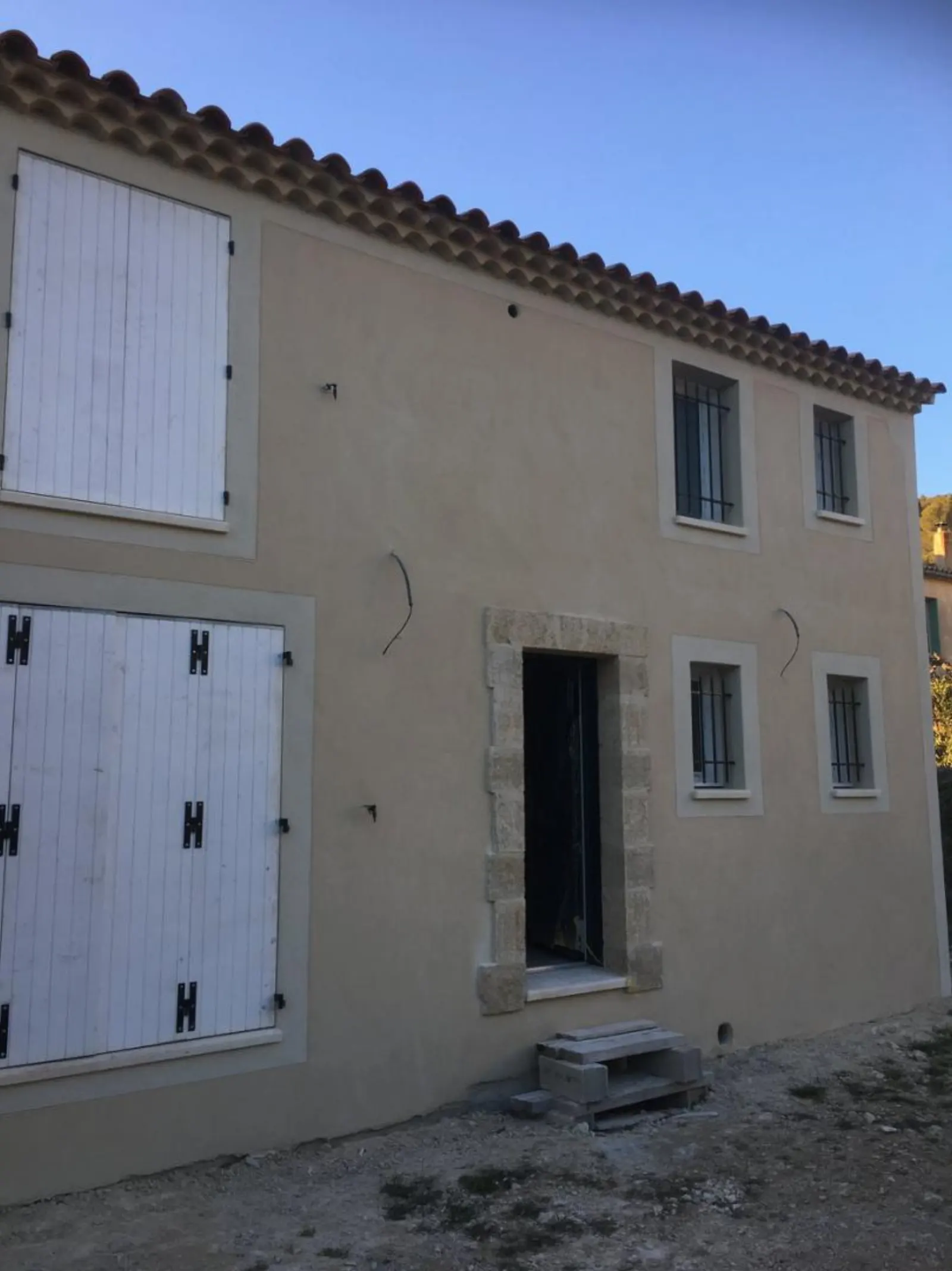 Chantier de façade en Vaucluse